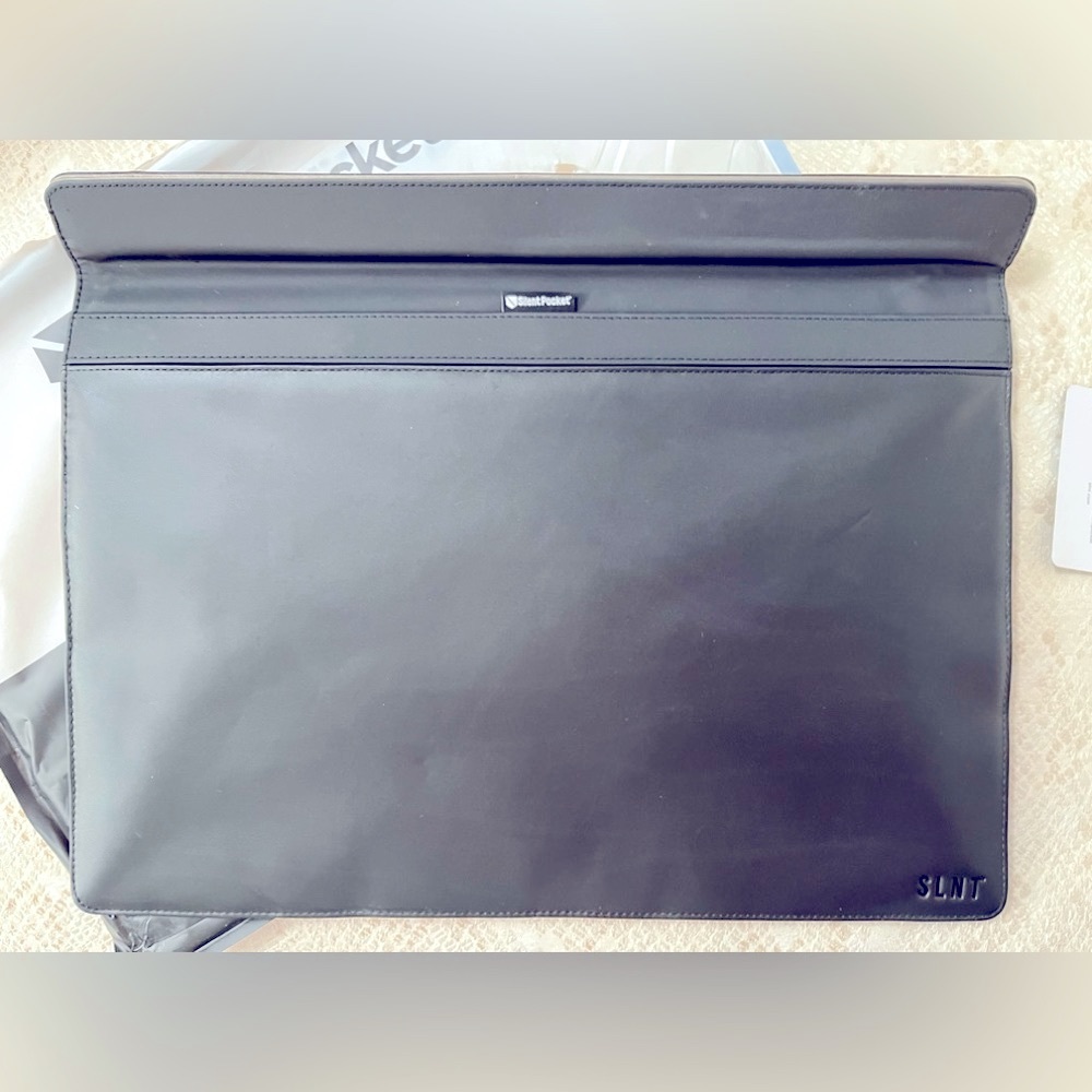 SLNT Leather Laptop Sleeve Block:WiFi,Bluetooth,GPS, RFID,NFC,Satellite,etc NEW!